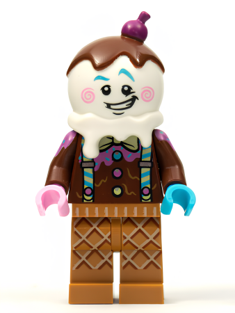 Минифигурка Lego Ice Cream Saxophonist, Vidiyo Bandmates, Series 1 (Minifigure Only without Stand and Accessories) vid015